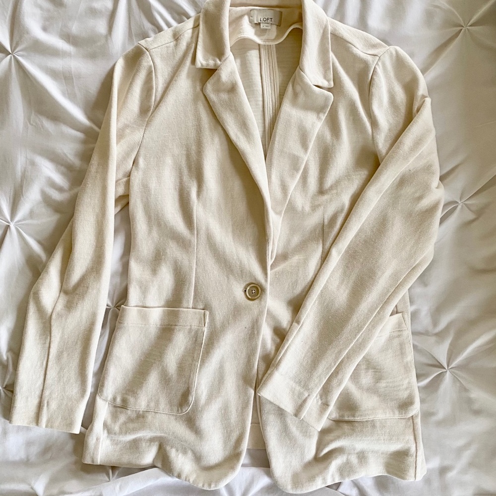 Loft sweater blazer